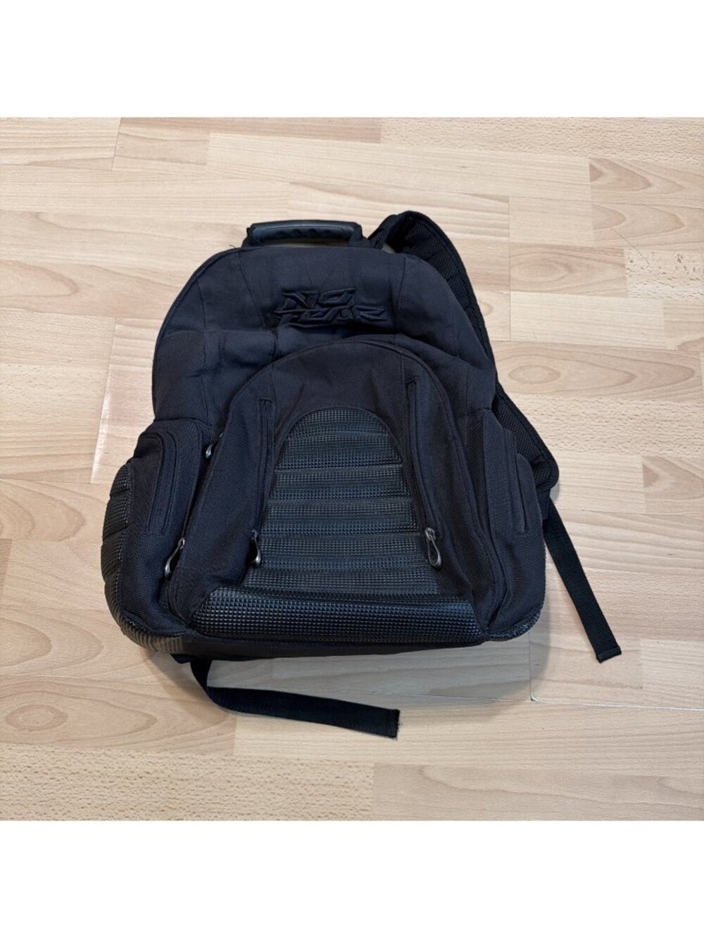 No Fear Commuter Motorcycle Black Backpack  Shield